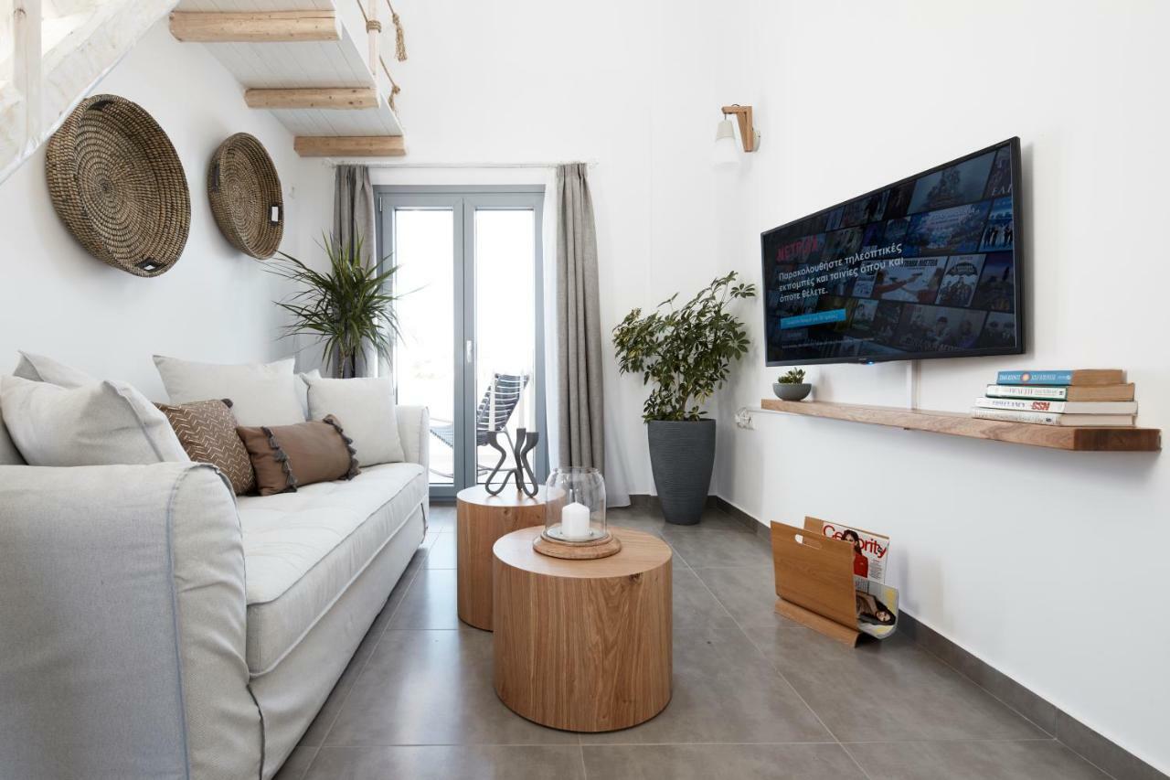Pnoi Luxury Suites Karterádosz Kültér fotó